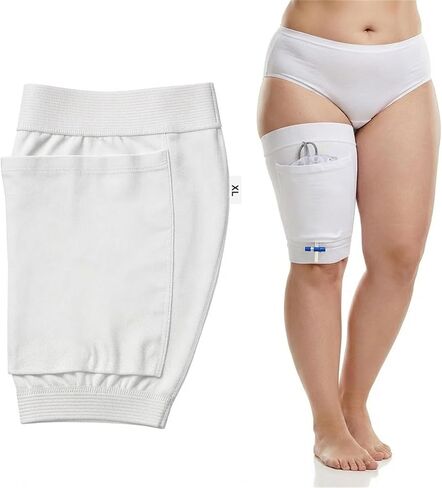 Urine Bags Holder for Legs Catheter Bag Holder Urinary Drainage Bag Fix Sleeve XL Catheter Stabilization Device for Men or Women in Saudi Arabia