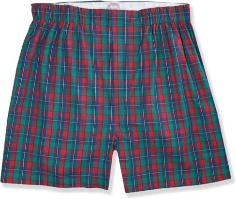 Brooks Brothers Men's Traditional Fit Novelty Plaids 100% Cotton Boxers Shorts, in Kuwait