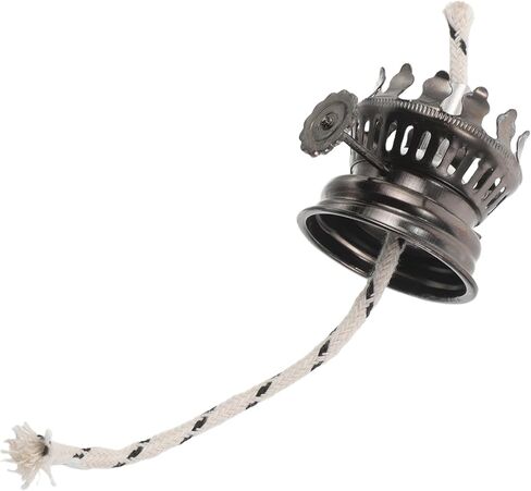 DECHOUS Oil Lamp Parts Burner: Replacement Oil Light Wick and Reduction Collar for DIY Projects Replacement Part for Kerosene or Vintage Lamps in Kuwait