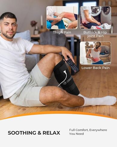 CooCoCo FSA Wearable Heating Pad for Leg, Knee, Arm, Hip, HSA Eligible Heating Pad for Tennis Elbow Relief, Soothing Warmth for Back, Calf Comfort, Adjustable Electric Heat Wrap for Relaxation in Kuwait