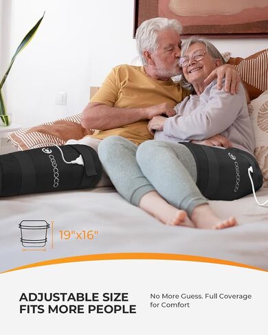CooCoCo FSA Wearable Heating Pad for Leg, Knee, Arm, Hip, HSA Eligible Heating Pad for Tennis Elbow Relief, Soothing Warmth for Back, Calf Comfort, Adjustable Electric Heat Wrap for Relaxation in Kuwait