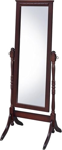 Proman Products Fairfax Cheval Mirror, Walnut in Saudi Arabia