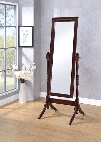 Proman Products Fairfax Cheval Mirror, Walnut in Saudi Arabia