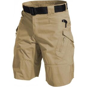 Men's Cargo Shorts Waterproof Quick Dry Outdoor Tactical Hiking Shorts for Casual Camping & Work Multi Pockets (No Belt) in Saudi Arabia
