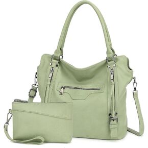 TANTOMI Tote Bag for Women Vegan Leather Purses and Handbags Ladies Waterproof Big Shoulder Bag for Travel in Kuwait
