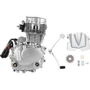 140CC 4-Stroke Horizontal Racing Engine, Kick Starter Single-Cylinder Horizontal Motorcycle Dirt Bike Motor Pitbike 4 Speed Manual Clutch Carburetor for CRF50 CRF70 XR50 XR70 Z50 Z50R in Saudi Arabia