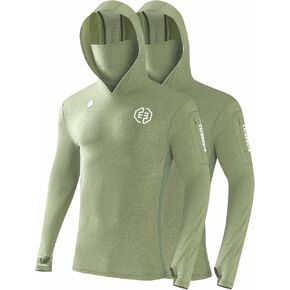 EVER BOOTS UPF +50 Long Sleeve Mens Sun Hoodie Shirt,Fishing Workout Shirt in Saudi Arabia