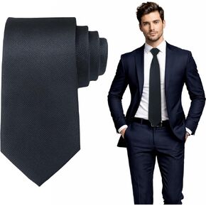 Scotamalone Ties for Men Solid Color Mens Tie 3.15" (8CM) Formal Neckties for Business Wedding in Saudi Arabia
