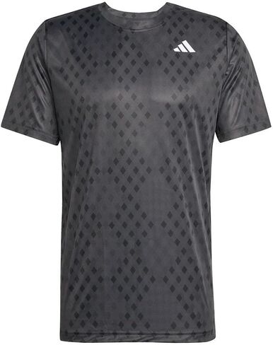 adidas Club Graphic Tee Shirt - Carbon/Black in Kuwait