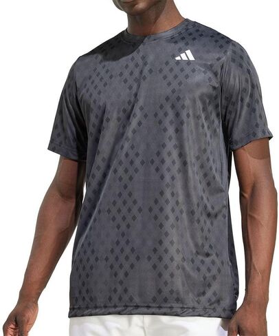adidas Club Graphic Tee Shirt - Carbon/Black in Kuwait