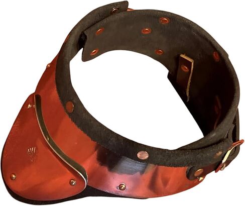 ARTIZANSTORE Stainless Steel and Leather Gorget delivers GREAT Protection for SCA rapier cut & thrust, longword and medieval heavy armored combat in Kuwait