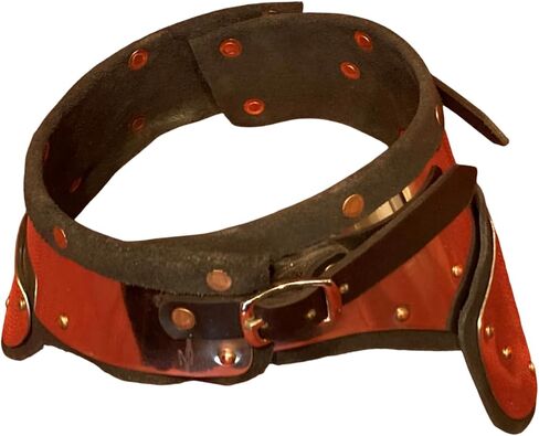 ARTIZANSTORE Stainless Steel and Leather Gorget delivers GREAT Protection for SCA rapier cut & thrust, longword and medieval heavy armored combat in Kuwait