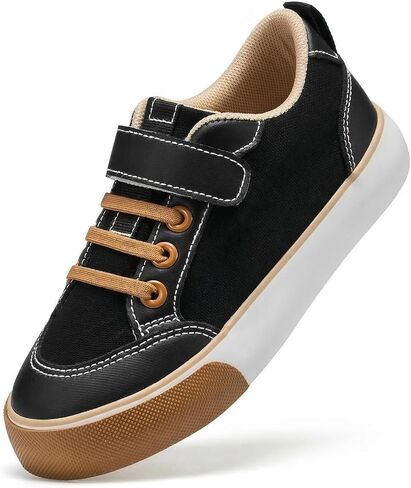 GINNI Toddler Boys Girls Sneakers Slip On Canvas Shoes Little Kid Breathable Anti-Slip Casual School Shoes in Saudi Arabia