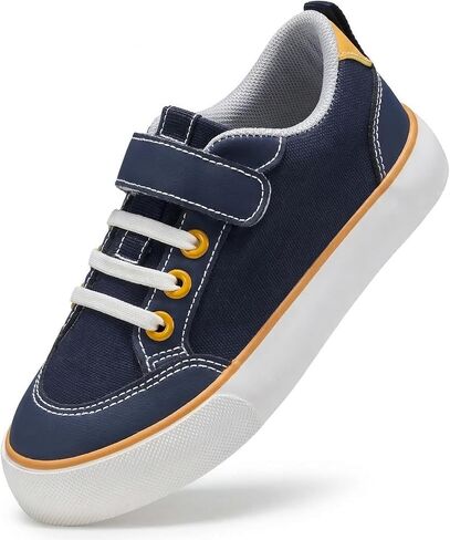 GINNI Toddler Boys Girls Sneakers Slip On Canvas Shoes Little Kid Breathable Anti-Slip Casual School Shoes in Saudi Arabia