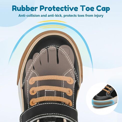 GINNI Toddler Boys Girls Sneakers Slip On Canvas Shoes Little Kid Breathable Anti-Slip Casual School Shoes in Saudi Arabia