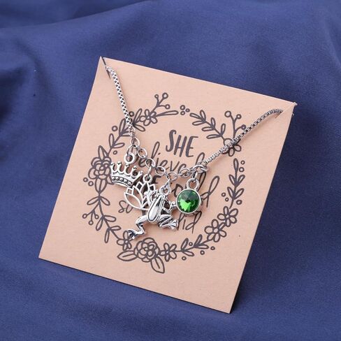 Green Dress Princess Inspire Bracelet WDW Trip Gift Holiday Vacation Jewelry Frog Lover Gift Princess Fan Bracelet in Kuwait