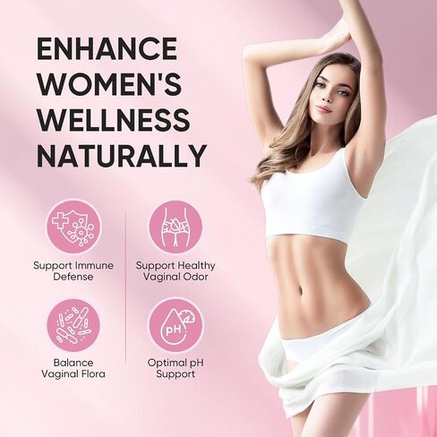 Nuora Feminine Balance Gummies for Women, PH Balance, Healthy Odor, Flora and Immune Support, Vaginal Health Support, Vegan Hawaiian Pineapple, 60 Count (1) in Kuwait