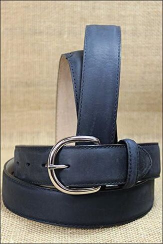 Silver Creek Classics Black Classic Western Belt (38) in Saudi Arabia