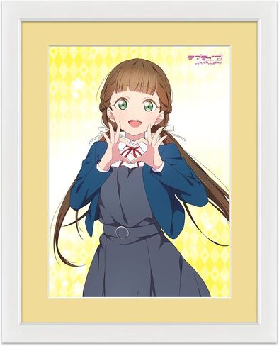 KADOKAWA "Love Live! Super Star! Chara Fine Graph Ver.heartmark Kinako Sakurakoji, This Frame Size (W x H x H): Approx. 9.8 x 12.2 inches (25 x 31 cm), Image Size (W x H x H): Approx. 6.7 x 9.3 in Saudi Arabia