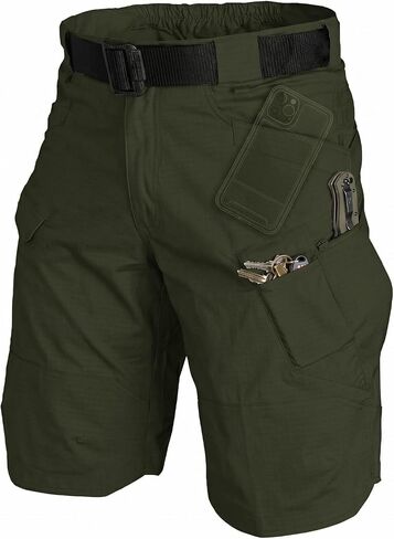 whox Mens Cargo Shorts Work Tactical Quick Dry Lightweight Elastic Waist Golf Hiking Outdoor Shorts with Pockets(No Belt) in Saudi Arabia