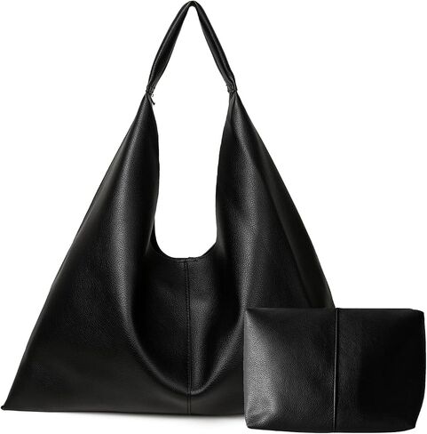 Leather Tote Bag, Oversized Hobo Bags, Large Tote Bag for Women Work in Saudi Arabia