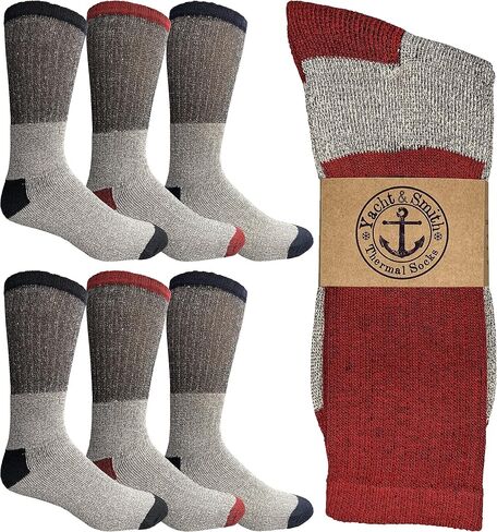 SOCKS'NBULK Case Pack of 480 Pairs Mens Womens Thermal Boot Socks, Bulk Pack Thick Warm Winter Extreme Weather Socks in Saudi Arabia