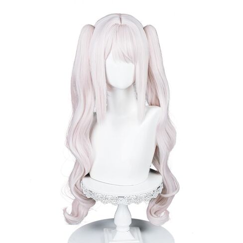 Wig Orange Pink Brown 85cm 33inch Halloween Carnival Comic Exhibition Cosplay Hair Natural Ombre Wigs with Bangs in Kuwait