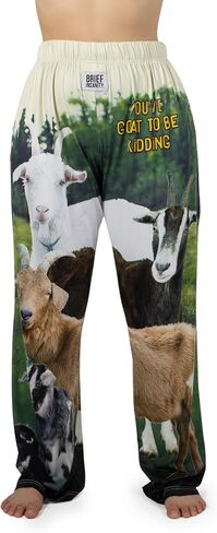 BRIEF INSANITY Farm & Friends Themed Pajama Pants - Comfy Ultra Soft Novelty Farm Animals Printed Pajamas for Women & Men in Kuwait