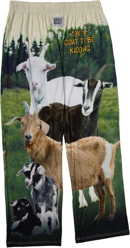 BRIEF INSANITY Farm & Friends Themed Pajama Pants - Comfy Ultra Soft Novelty Farm Animals Printed Pajamas for Women & Men in Kuwait