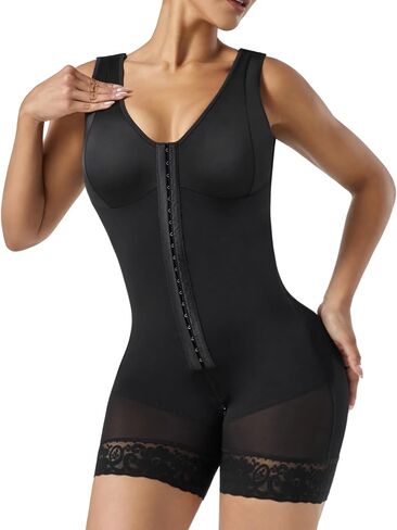 Fajas Colombianas Shapewear for Women Tummy Control Body Shaper Butt Lifter 3-Row Hooks Postpartum Bodysuit in Saudi Arabia