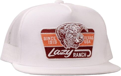 قبعة سائق الشاحنة Lazy J Ranch Youth Texas Rust Classic ذات الخمس ألواح - قبعة بيسبول للشباب قابلة للتعديل in Kuwait