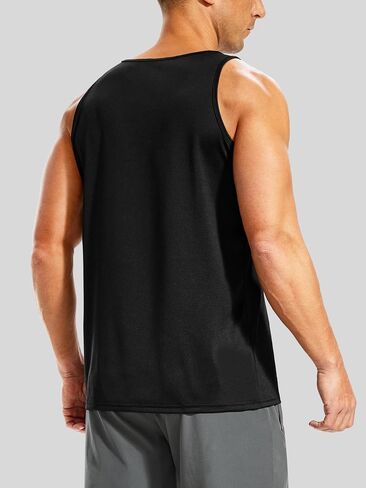 3 Pack Men's Tank Tops Sleeveless Shirts Undershirt Quick Dry Sports Athletic Workout Gym Muscle in Kuwait