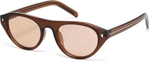 Womens Sunglasses Retro Oval Frame Vintage Sun Glasses for Women Men Trendy Cat Eye Sunnies in Saudi Arabia