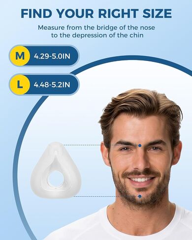 Full Face CPAP Masks, Comfort Series Nasal CPAP MASK, Replacement Mask Set for F20,Cpap Masks Includes Headgear, Cushion, Frame and Elbow Medium | Full Face CPAP Masks,Replacement Mask Set for F20,Cpap Masks Includes Headgear, Cushion, Frame and Elbow Med in Saudi Arabia