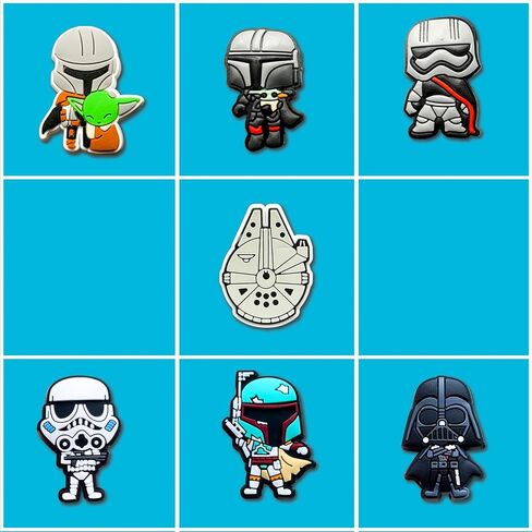 20Pcs Shoe Charms for Croc Clogs Sandals Decoration, Shoe Accessories Charms for Adults Party Favors in Saudi Arabia
