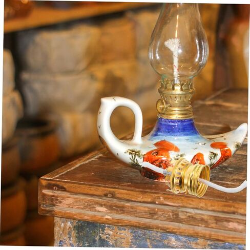 Cabilock Oil Lamp Parts Kit Kerosene Lamp Wick Holder Metal Burner Replacement Wick Hardware Fits Vintage Retro Lamps in Kuwait