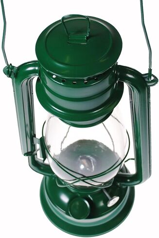 S4O Hanging Hurricane Lantern/Elegant Wedding Light/Table Centerpiece Lamp - 12 Inches (1, Green) in Saudi Arabia