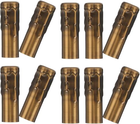 10 قطعة أنبوب شمعة خمر يغطي قاعدة مصباح معلقة الأكمام 25x80 مللي متر الحديد كريستال أضواء الثريا اكسسوارات DIY بها بنفسك الشمعدانات المقبس استبدال in Kuwait