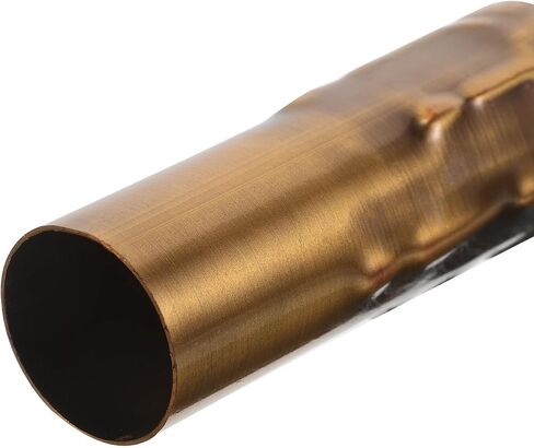 VALICLUD 10pcs Candle Sleeve Drip Tube Covers Metal Hanging Lamp Base Sleeves Vintage Chandelier Light Socket Replacement Covers for DIY Lighting Accessories 25x80mm Antique Brass in Saudi Arabia
