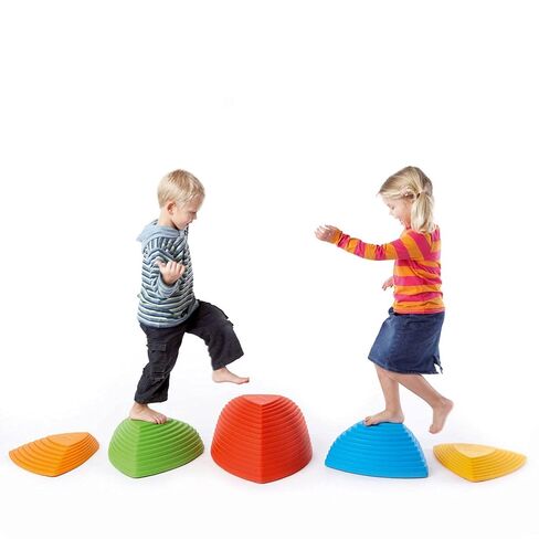 GONGE Hilltops - Original Stepping Stones, Non-Slip, for Balance and Coordination and Create a Perception of Height - Set of 3 Stones - Nordic in Saudi Arabia