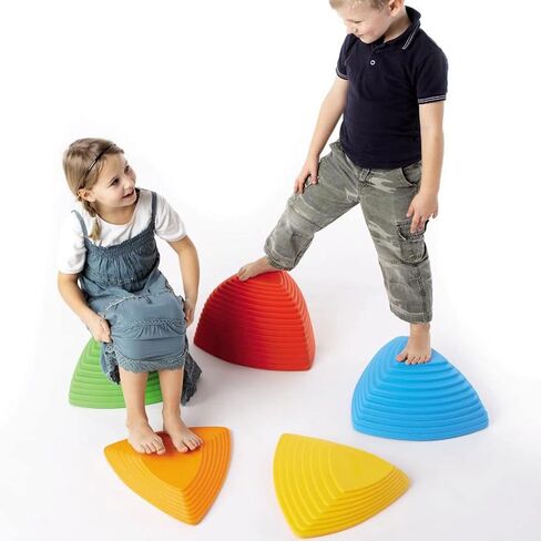 GONGE Hilltops - Original Stepping Stones, Non-Slip, for Balance and Coordination and Create a Perception of Height - Set of 3 Stones - Nordic in Saudi Arabia