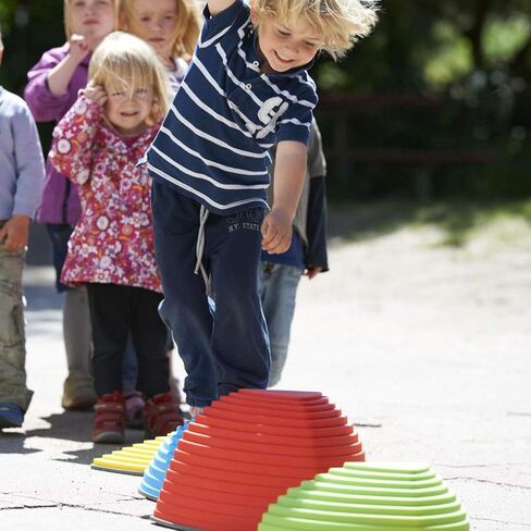 GONGE Hilltops - Original Stepping Stones, Non-Slip, for Balance and Coordination and Create a Perception of Height - Set of 3 Stones - Nordic in Saudi Arabia