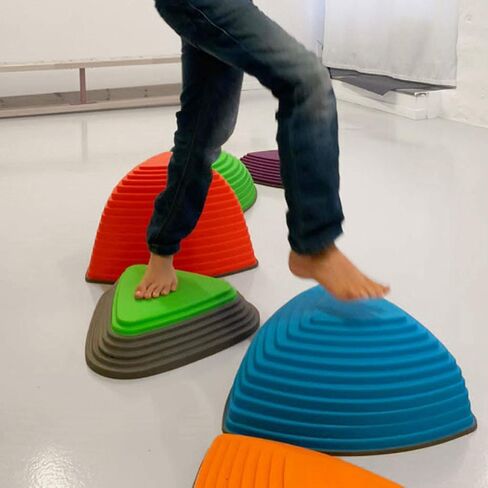 GONGE Hilltops - Original Stepping Stones, Non-Slip, for Balance and Coordination and Create a Perception of Height - Set of 3 Stones - Nordic in Saudi Arabia