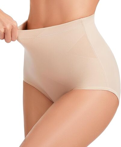 GYDEK Shapewear for Women Tummy Control Panties - Mid Body Shaper Seamless Briefs Compression Underwear Soft Girdle Panty in Saudi Arabia