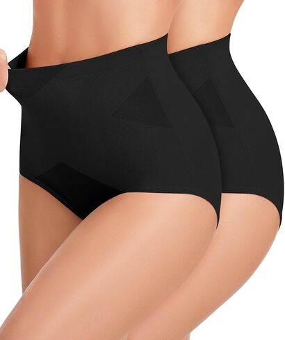 GYDEK Shapewear for Women Tummy Control Panties - Mid Body Shaper Seamless Briefs Compression Underwear Soft Girdle Panty in Saudi Arabia