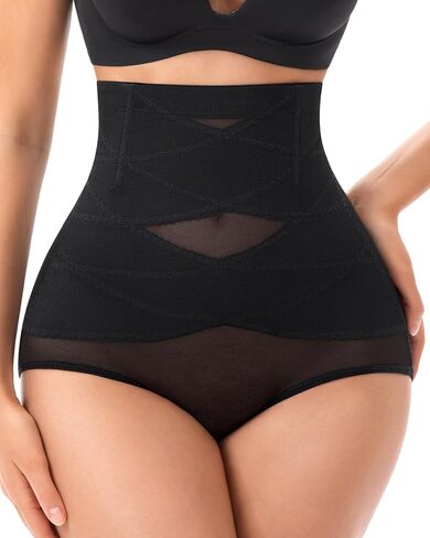 Shapewear Tummy Control Underwear for Women High Waisted Faja Body Shaper Butt Lifting Panties Slimmer Shaping Briefs in Saudi Arabia