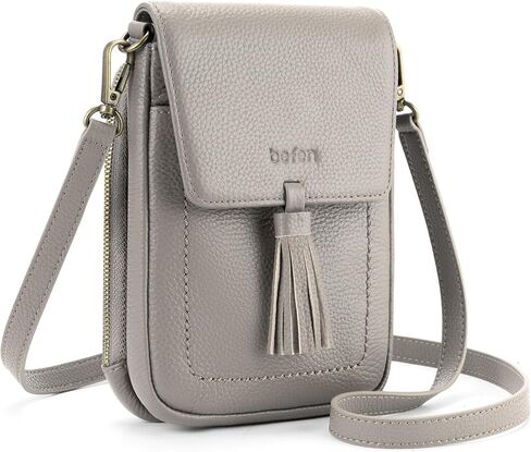 befen Genuine Leather Small Crossbody Bags for Women, RFID Phone Purse with Card Slots, Multi Pockets Crossbody Purses in Kuwait
