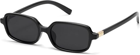 ViewJoy Retro Rectangle Sunglasses for Women Y2K Fashion Small Frame UV400 Protection Trendy Sun Glasses in Kuwait