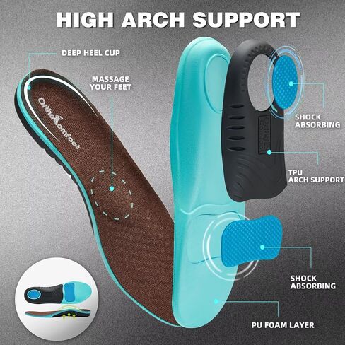 OrthoComfoot Men's Orthopedic Business Leather Dress Shoes - Wide Arch Support Plantar Fasciitis Orthotics Oxford - Cap Toe Comfort Patent Tuxedo Sneakers for Foot and Heel Pain Relief in Kuwait