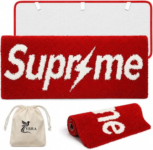 Super Thunder Me Rug for Cool Gaming Room Decor - Fluffy 43x16 Wall Decor for Streetwear & Hypebeast Room Decor - Non Slip & Non Shedding Bedroom Rug - Machine Washable Mat for Bathroom Decor in Kuwait